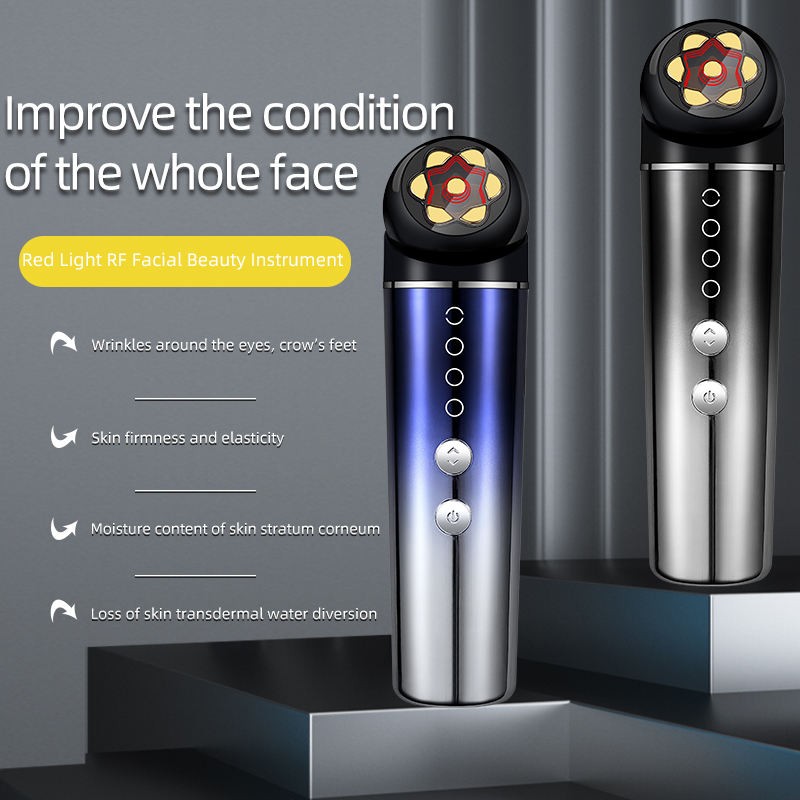 5 In1 Radio Frequency Skin Tightening Facial Massager Red Light Therapy Skin Care Anti-wrinkle Removal Facial Lifting Machine