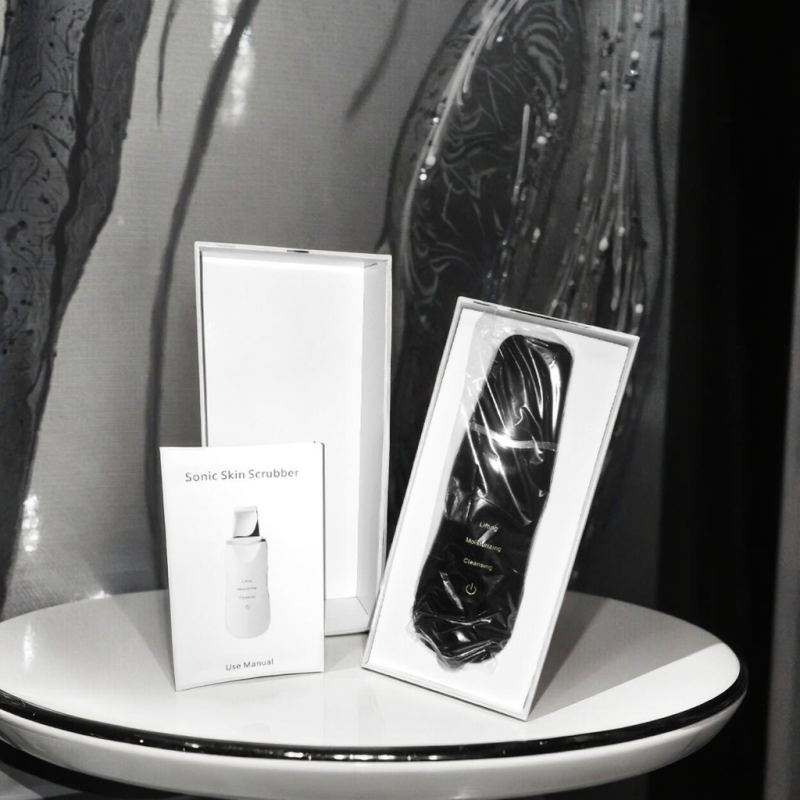 Skin Scrubber Vibration Face Spatula Blackhead Remover Facial Scrubber Shovel Clean Cavitation Peeling