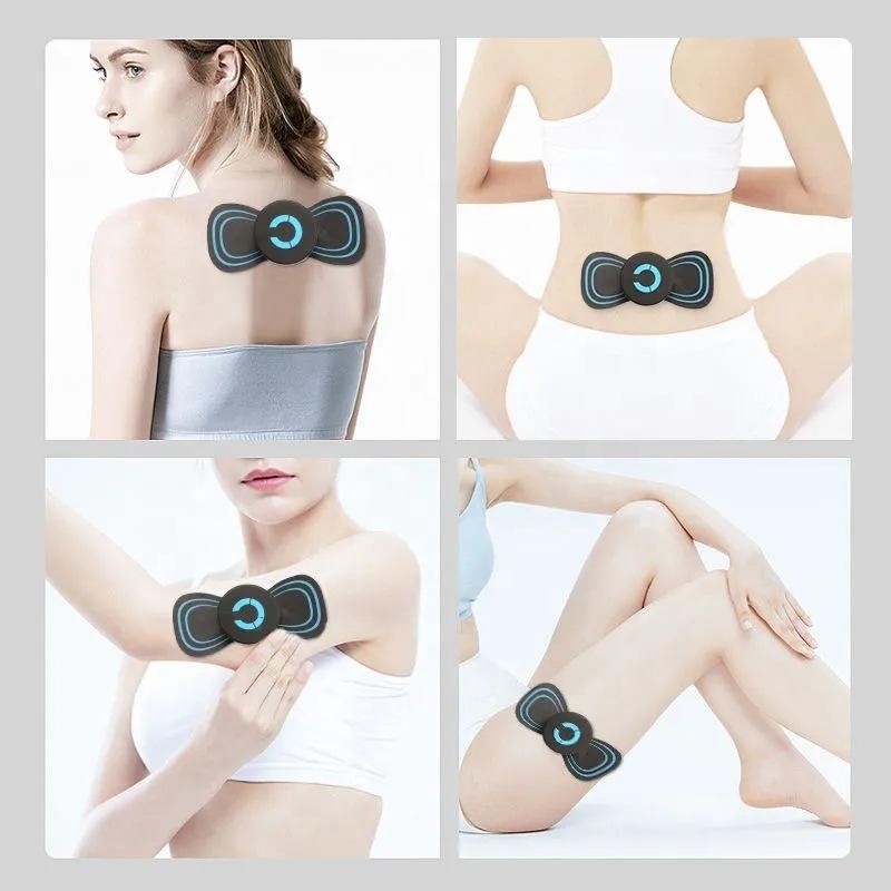 2025 Intelligent Ems Micro-current Cervical Massager Multifunctional Pocket Neck Pulse Massage Patch Pain Relief for Shoulder
