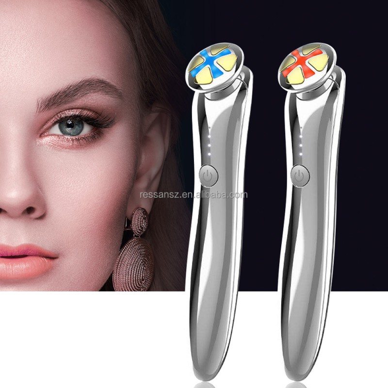 Rechargeable Home Use Facial Eye Lifting Beauty Device Hand-Held Radio Frequency Microcurrent Facial Massager Birthday Gift