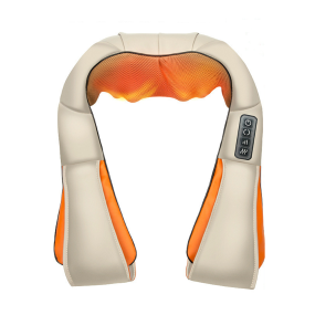 U Shape Electrical Shiatsu Back Neck Shoulders Body Massager Infrared Heated 4D Kneading Car/Home Massage Shawl Device