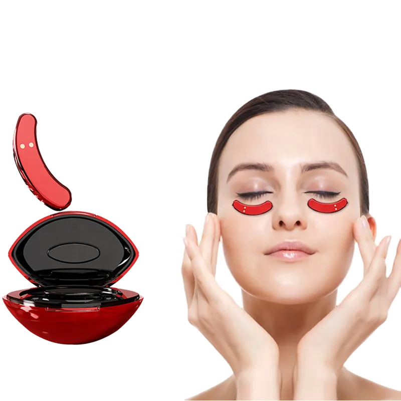 Hot Mini Eye Beauty Device Anti-Aging Heating Therapy Eye Massager EMS Micro Current Skin Tightening for Dark Circles Wrinkles