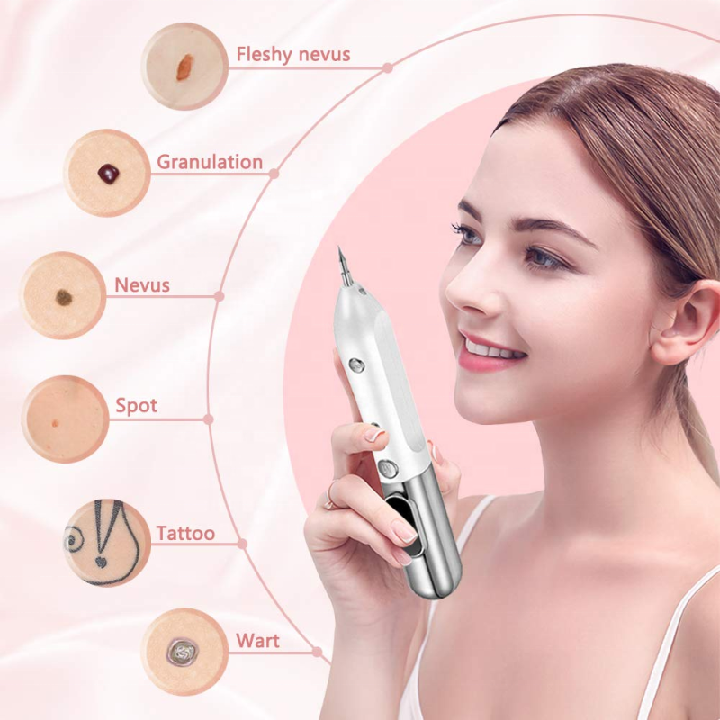 Wireless Rechargeable 9 Speed Plasma Pen Mole Removal Pen Portable Usb Rechargeable Dark Spot Remover for Face Wart