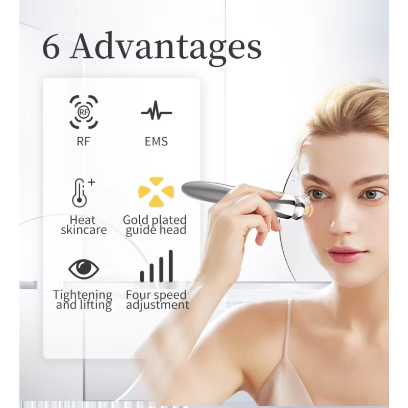 Electronic Stainless Steel Beauty Equipment Multi-Functional Skin Firming Lifting Tightening Eye Device EMS Technology