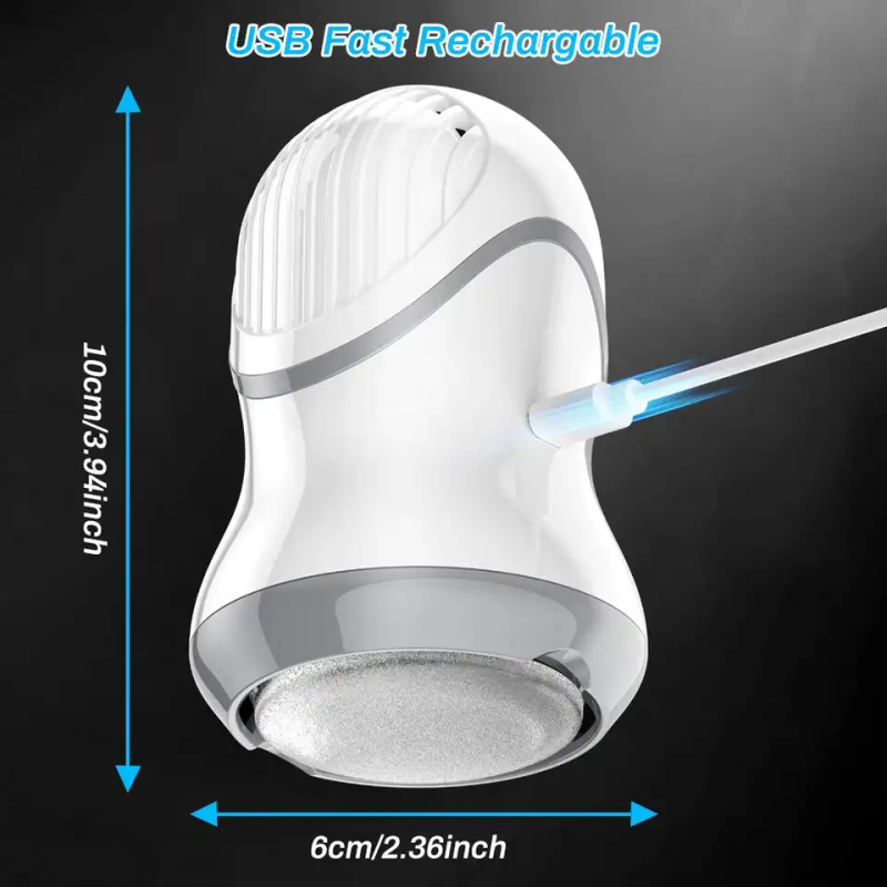 Removers Personal Care Rechargeable Foot File Callus Remover Electric Pedicure