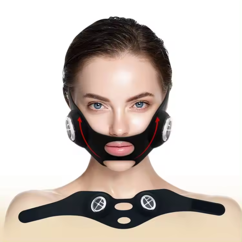 V Shape Face Lifting Mask Double Chin Reducer Facial Fatness Removal Skin Care Machine Red Light Therapy and EMS
