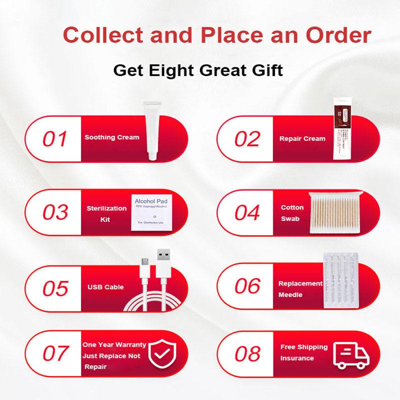 Home Use Safety Mole Removal Laser Pointer With Lcd Display and Usb Charging Skin Tag Laser Spot Removal Pen