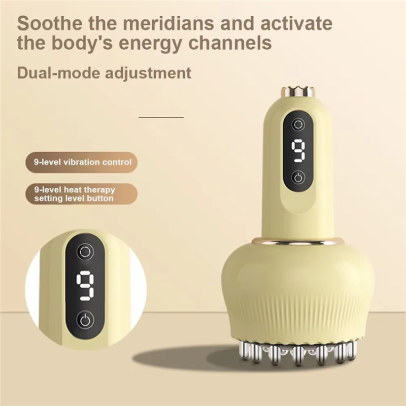 Meridian Brush Massage New Electric Rechargeable Instrument Household Massager for Pain Relief Makeup Tools