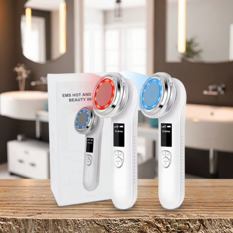 Microcurrent Facial Massager ABS Home Lifting Light Therapy Device for Neck Eyes Face