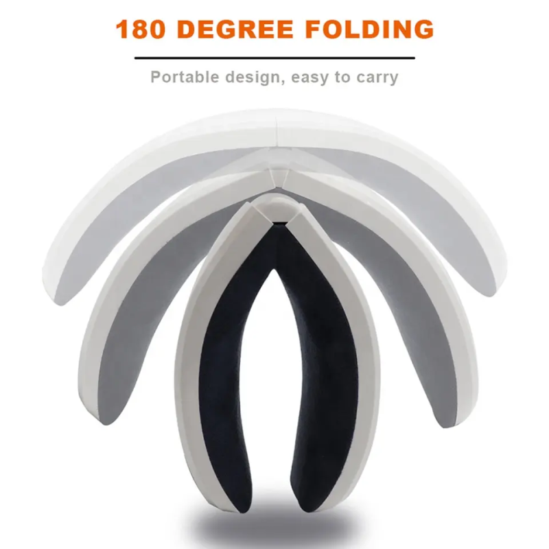 Electric Portable Eye Massager With Heat,Music Rechargeable Eye Heat Massager Mask