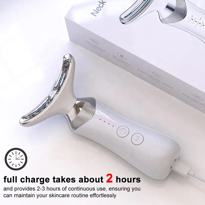 LED Womens Skin Care Facial Massager for Skin Rejuvenation Lifting Toning Facial and Neck Massager Face Sculpting Tool