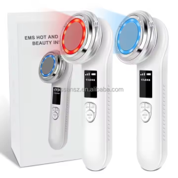 5-in-1 Facial Massager Microcurrent Facial Device Home Lifting Light Therapy Facial Device Suitable for Neck Eyes and Face