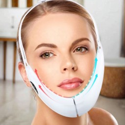 Face Lifting Device Red Light Skin Rejuvenation V Face Massager Double Chin Lift up with Remote Control Facial Beauty Instrument