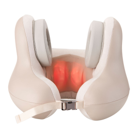 Portable Airplane U-Shaped Travel Pillow Cotton Memory Foam Neck Support with Music Logo Packaging for Travel