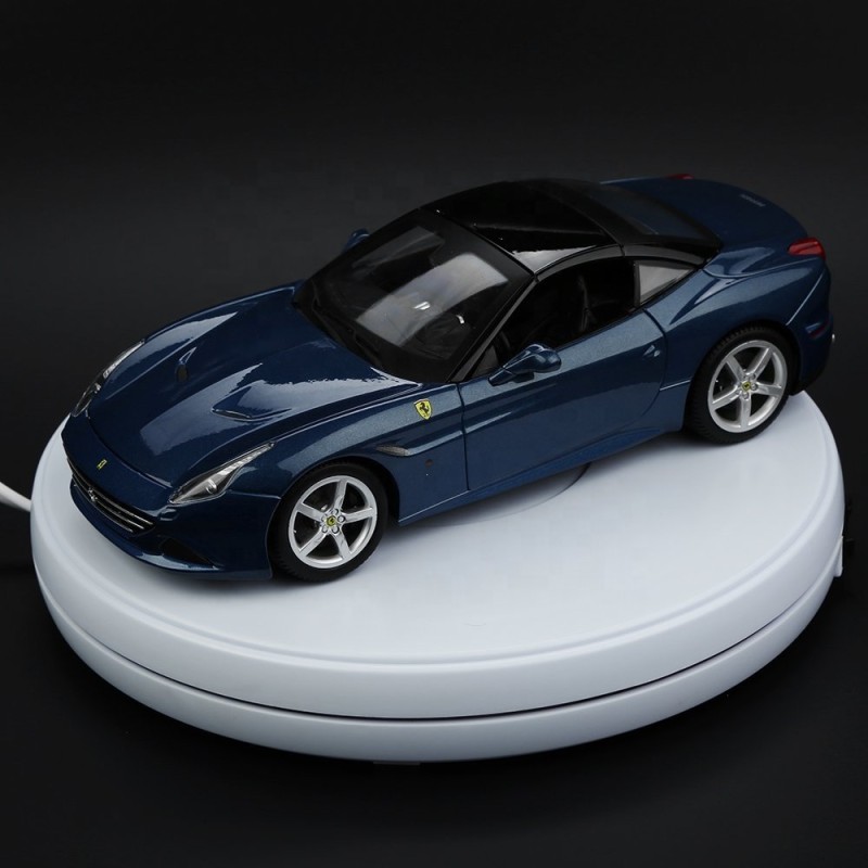 25cm Electric Display Stand With Lights 360 Degree Turntable Jewelry Holder USB Power for Photography Shooting