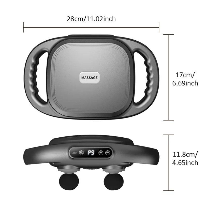 New Products Infrared Percussion Body Massager Vibrator Electric Powerful Deep Muscle Six Head Wireless Fascia Massage Gun