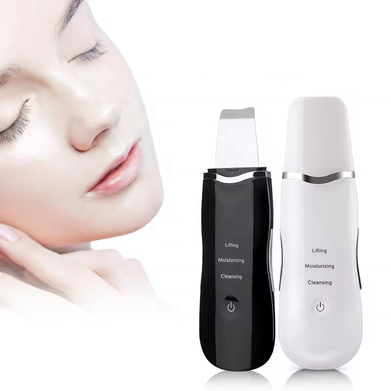 Ultrasonic Skin Scraper Peeling Blackhead Remover Deep Face Cleaning Lifting Acne Pore Cleaner Facial Spatula Shovel Cleanser