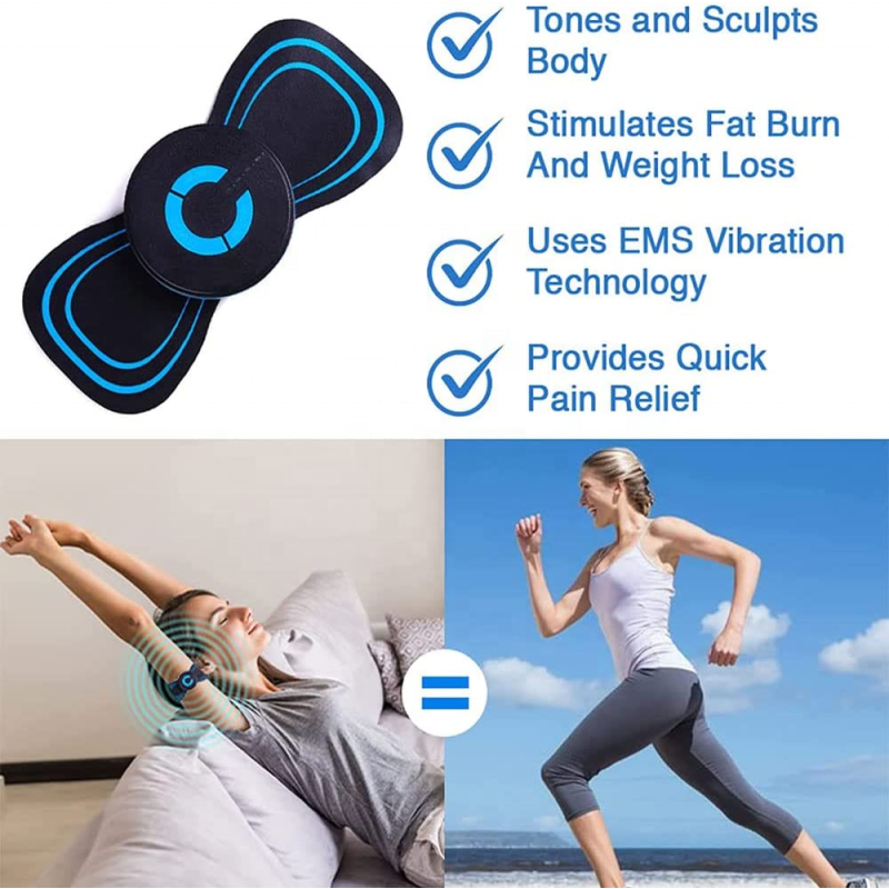 2025 Intelligent Ems Micro-current Cervical Massager Multifunctional Pocket Neck Pulse Massage Patch Pain Relief for Shoulder