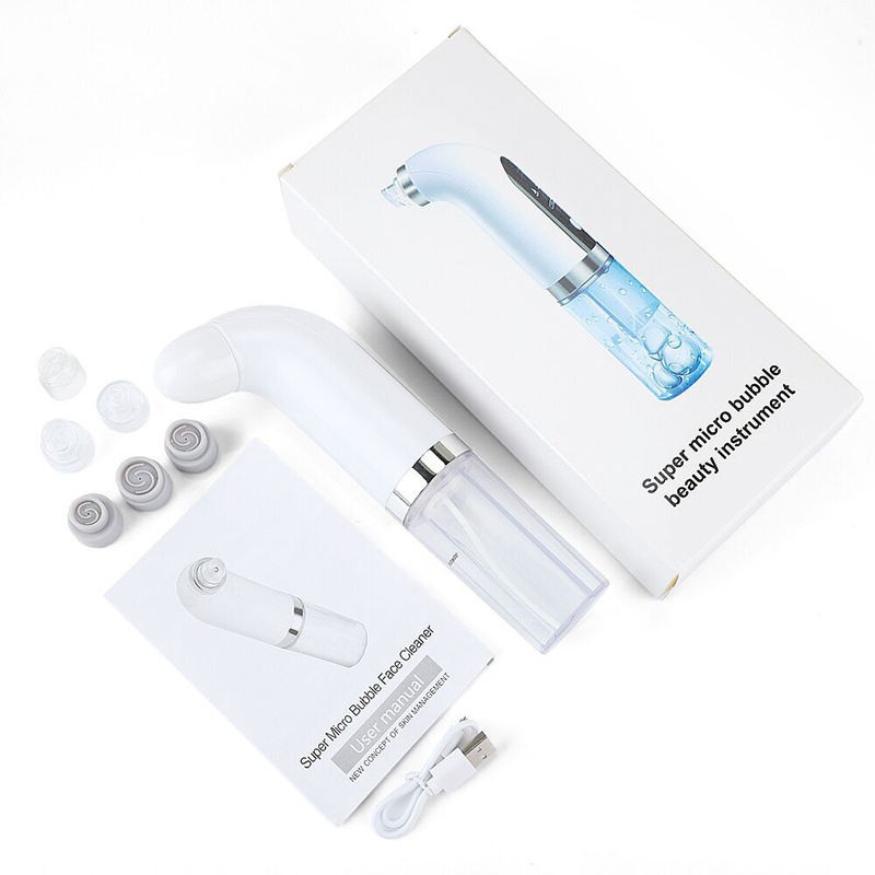 2023 Innovative New Trending Design Pore Cleanser 6 Suction Probes Water Circle Vacuum Blackhead Remover