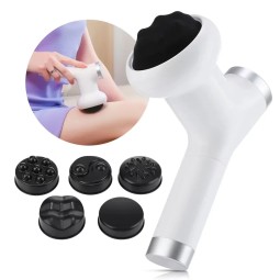 Handheld Wireless Fascia Massage Gun Wireless Body Shaper for Neck Waist Leg Muscle Massager Fat Burner Slimming Beauty Product