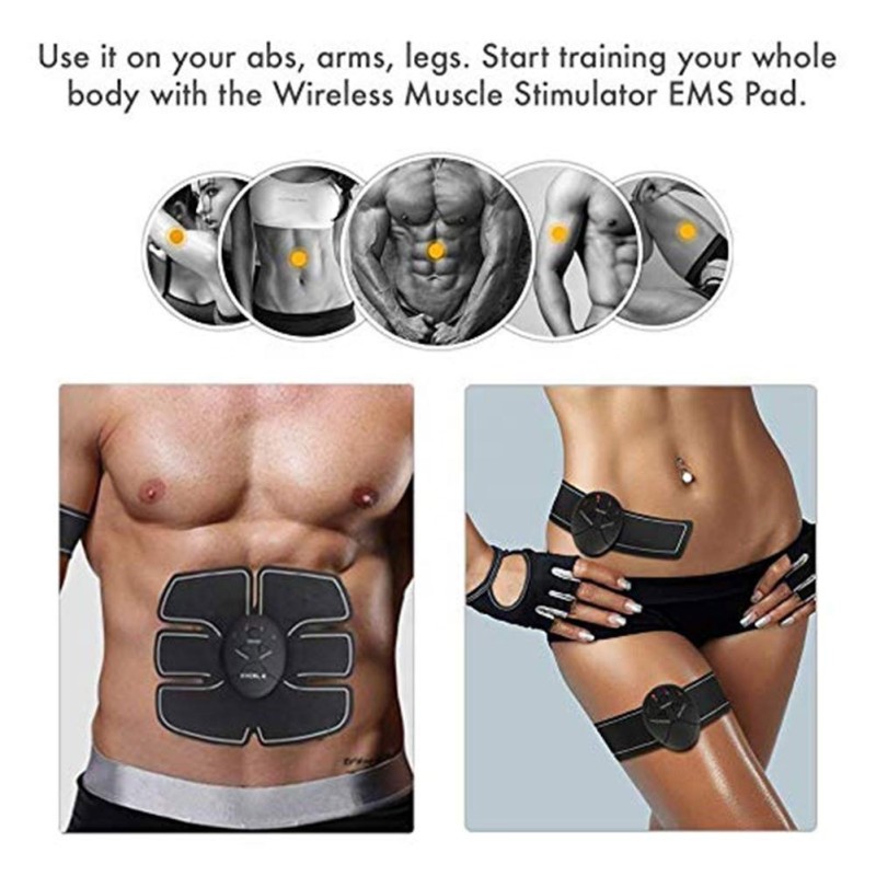 2025 EMS Abs Stimulating Belt Muscle Toner Abdominal Device for Muscles Massage Belt