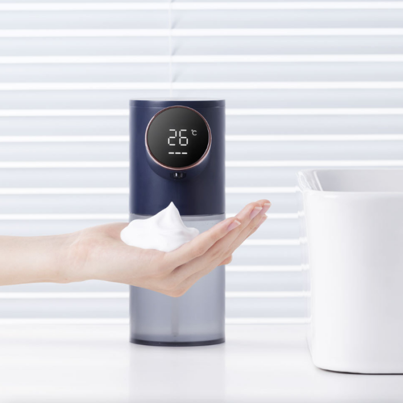 Automatic Soap Dispenser USB Rechargeable 320ml Liquid Soap Dispensers Digital Display Foam Hand Sanitizer Machine