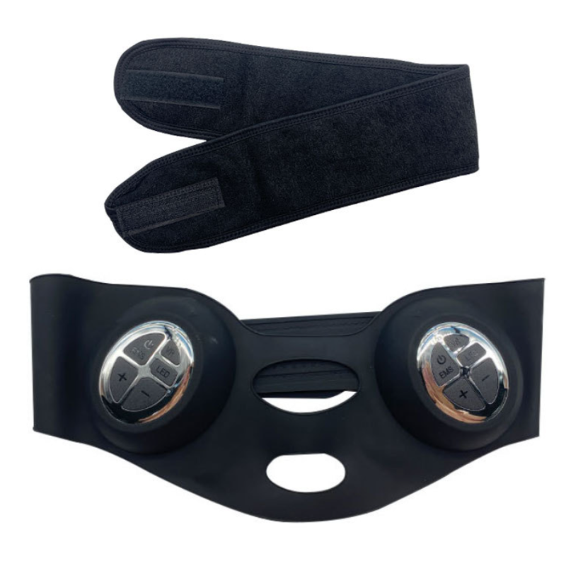LED Photon Microcurrent Lifting Facial Slimming Massager EMS Skin Tightening EMS Double Chin V Face Lifting Belt Device