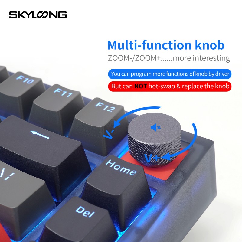RGB Keyboard Supplier - SKYLOONG GK75 RGB Optical Switches