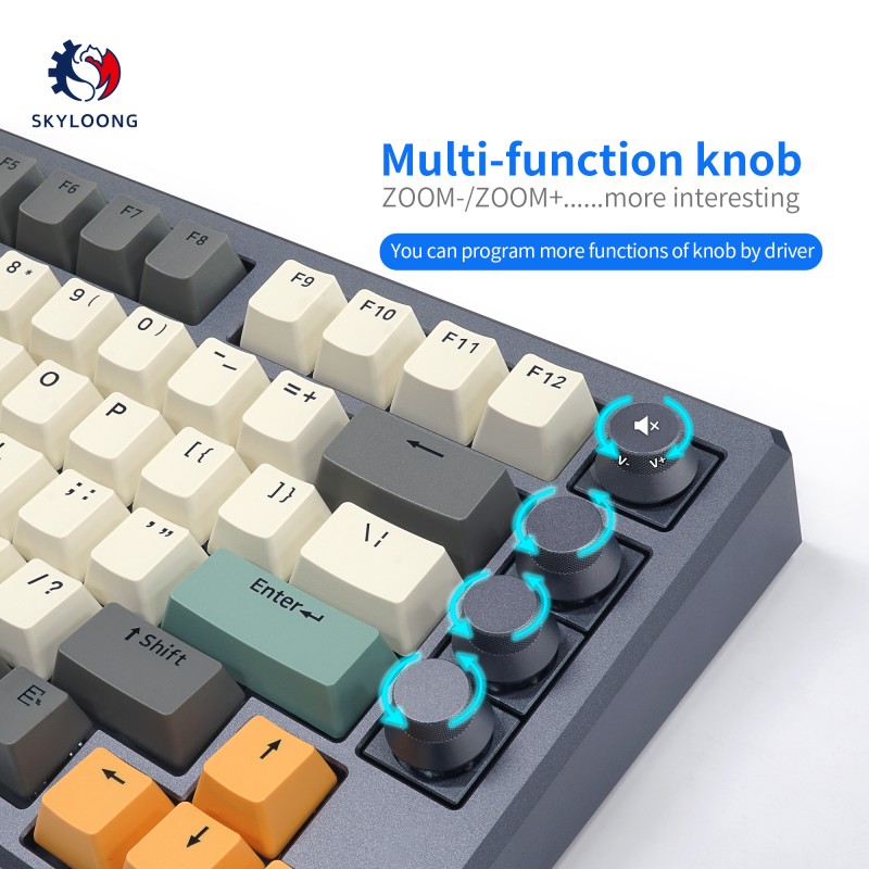 Wireless Keyboard Supplier - Skyloong GK75 3 Mode Mechanical