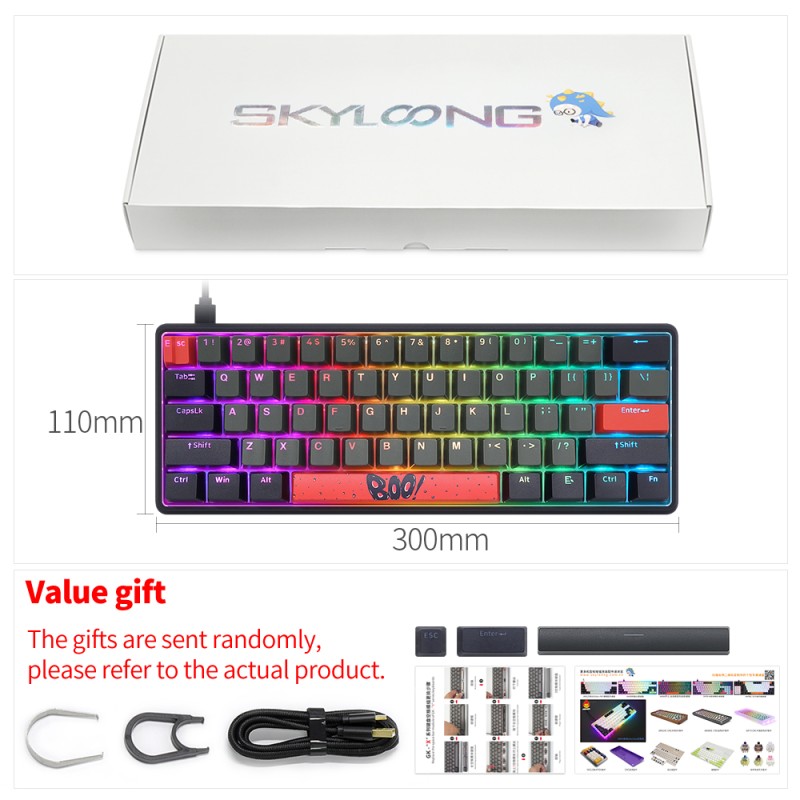 Mechanical Keyboard Supplier - Original Skyloong 61keys RGB