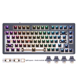 Keyboard Kit Factory - SKYLOONG GK75 Black Semi Transparent