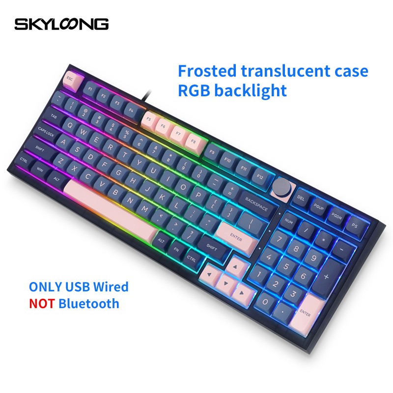 Keyboards Manufacturer - SKYLOONG GK 980+ Black Semi