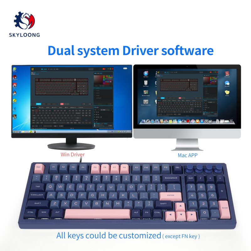 Custom Keyboard Manufacturer - SKYLOONG GK98 90% RGB Gaming