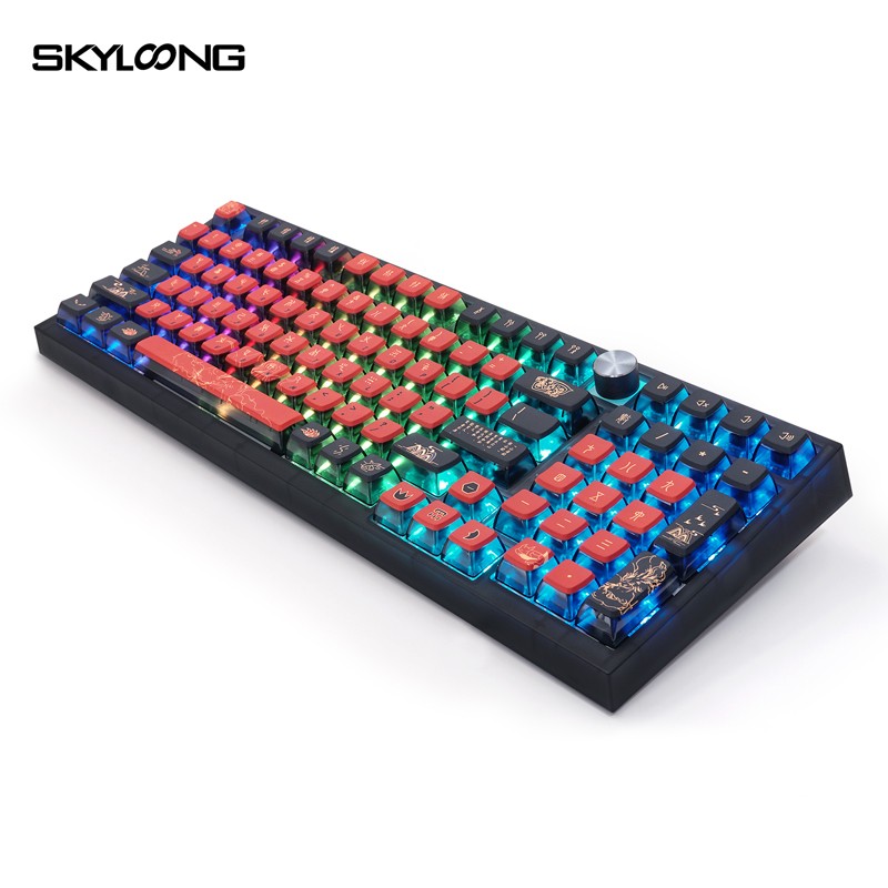 Wireless Keyboard Manufacturer - Skyloong Jiuwei Red Layout