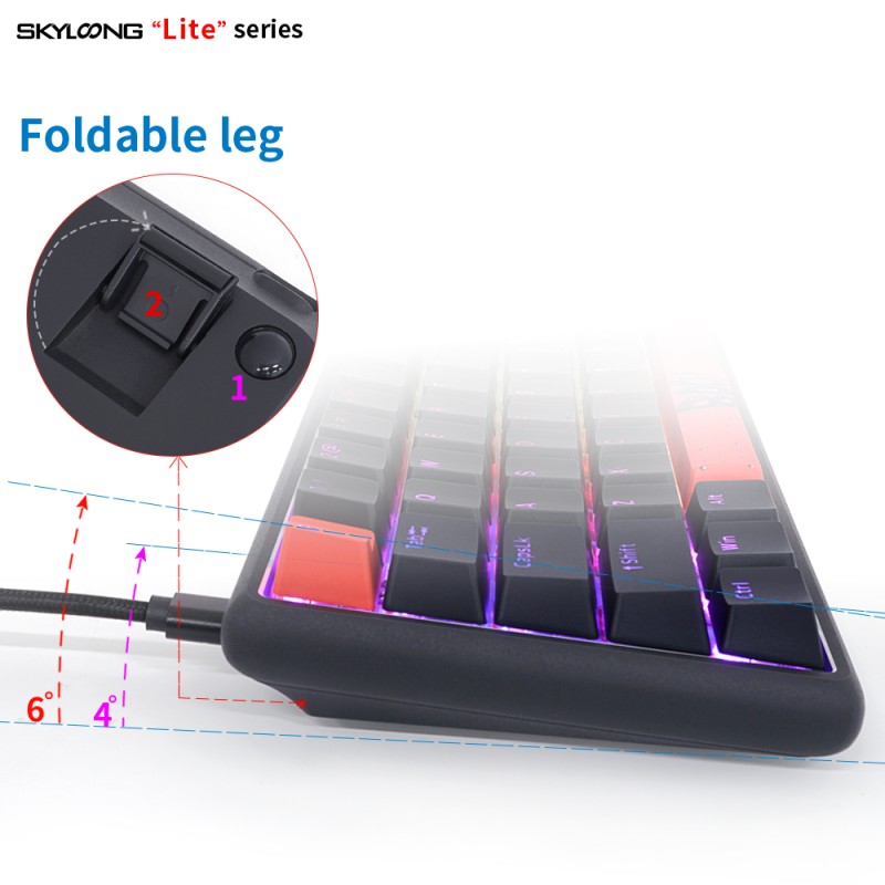 Mechanical Keyboard Supplier - Original Skyloong 61keys RGB