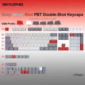 Keycaps Factory - Skyloong Double Shot OEM PBT Dye