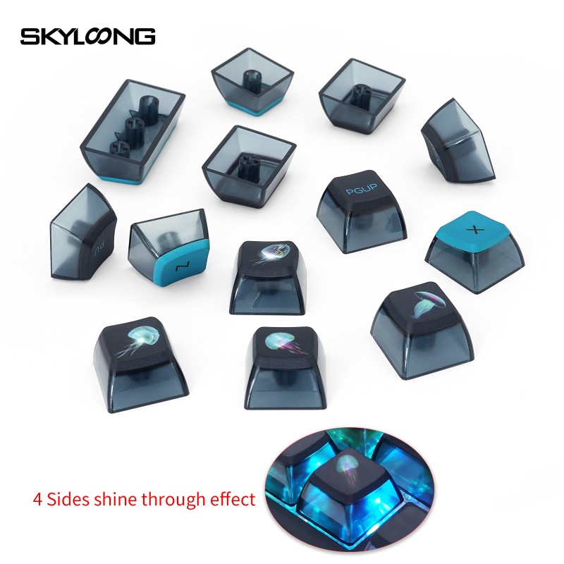 Jellyfish Keycaps Manufacturer - Skyloong Mechanical Keyboard Pudding