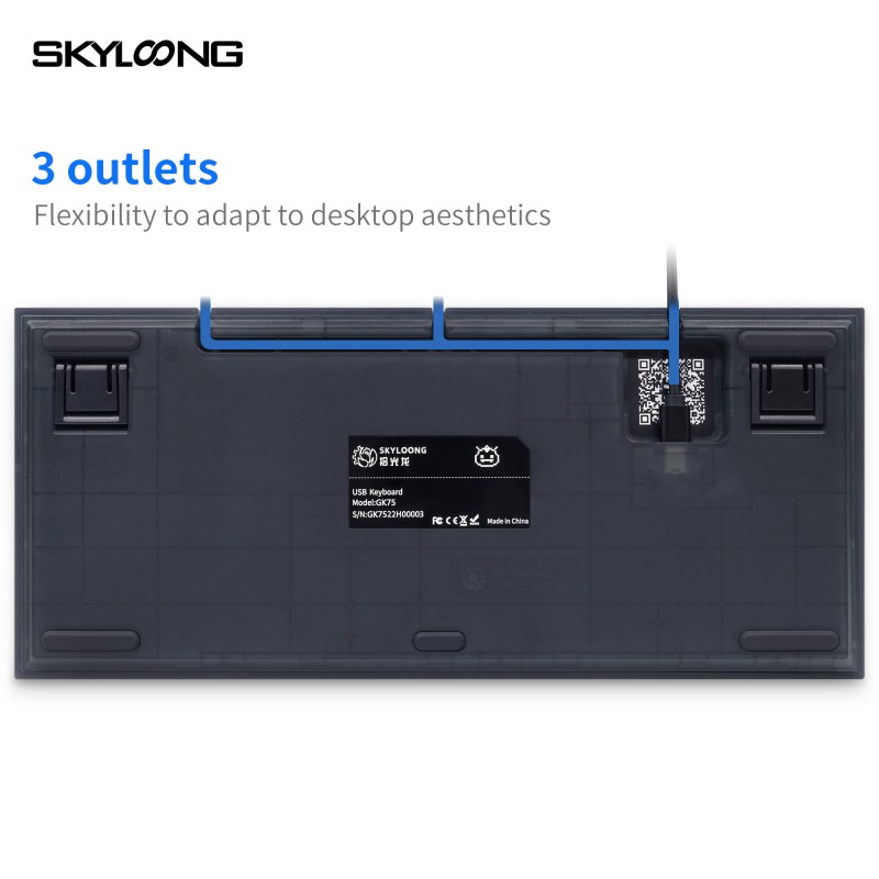 Single Backlight Manufacturer - SKYLOONG GK75 Single Backlight
