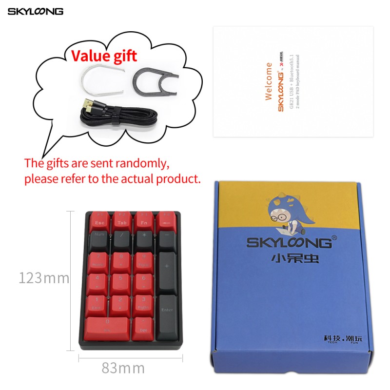 Mechanical Numpad Manufacturer - Hot Swap 21 Key Wired USB