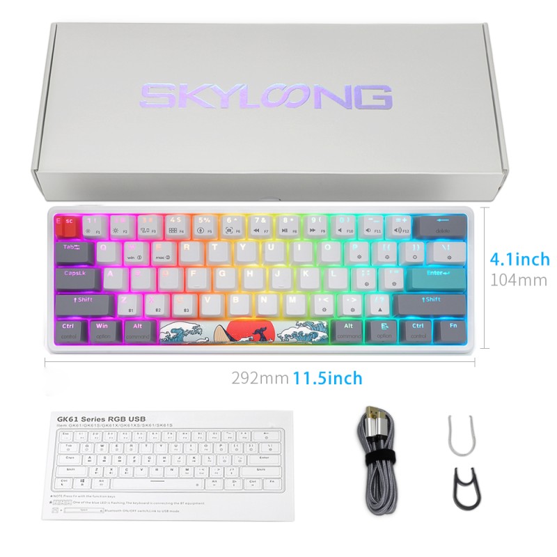Mechanical Keyboard Supplier - Original Skyloong 61keys RGB