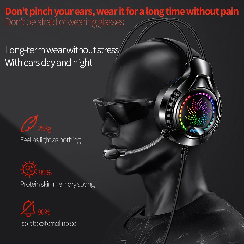Wireless Gaming Headset Manufacturer - 7.1 Channel Noise Cancelling In-ear