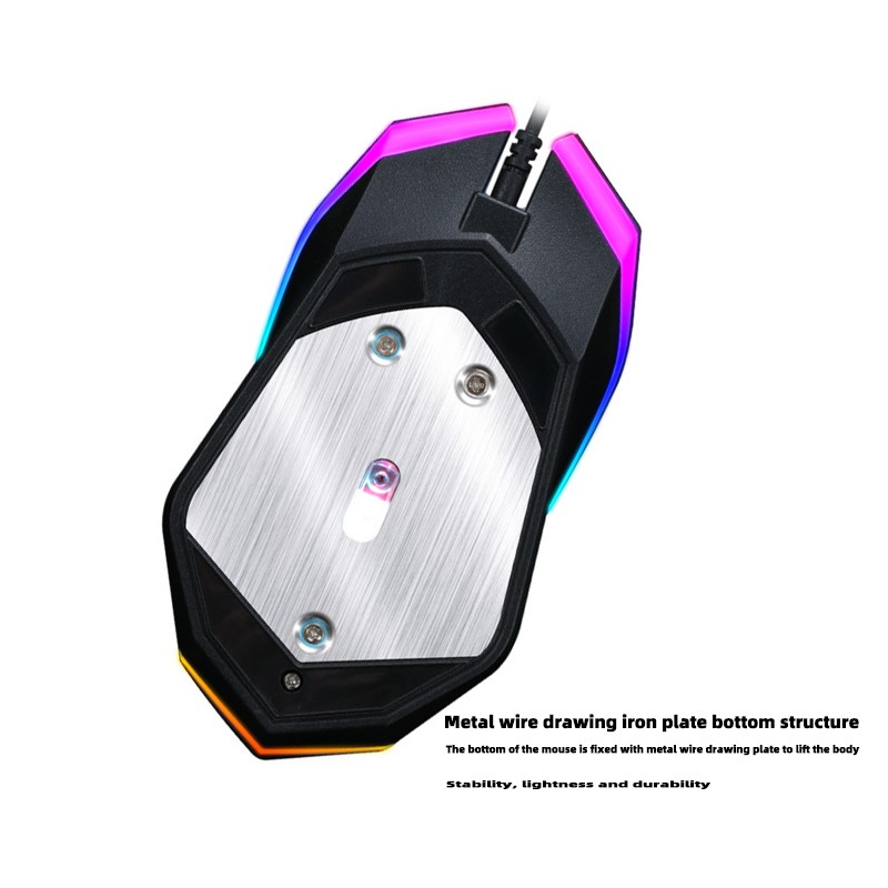 Game Mouse Manufacturer - Color LED Adjustable Wired Mechanical Factory Price
