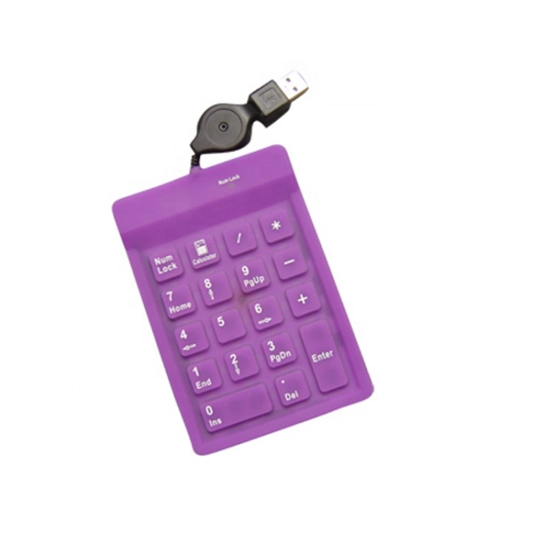 Silicone Numeric Keyboard Factory - Fully Sealed Waterproof Dustproof Portable