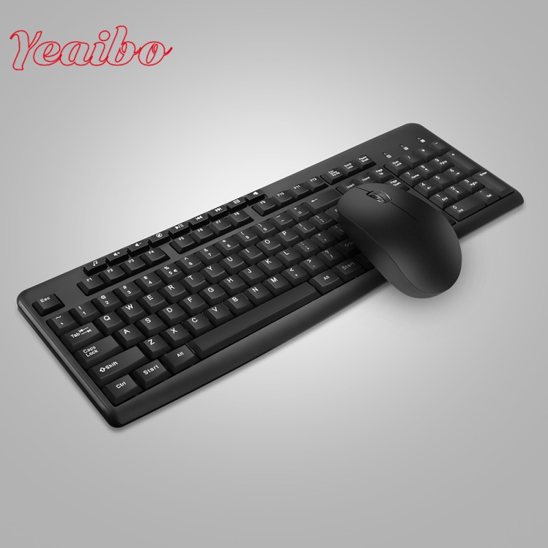 Wireless Keyboard Mouse Set Factory - Custom Full Size 2.4G Silent Wholesale