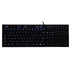 Waterproof Silicone Keyboard Factory - IP68 Backlit Keyboard with Touchpad