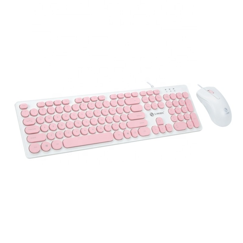 Punk Keyboard Manufacturer - OEM Custom Round Button Colorful Gaming Keyboard