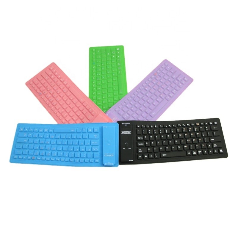 Wireless Silicone Keyboard Factory - Wholesale Foldable 84 Keys Soft Flexible