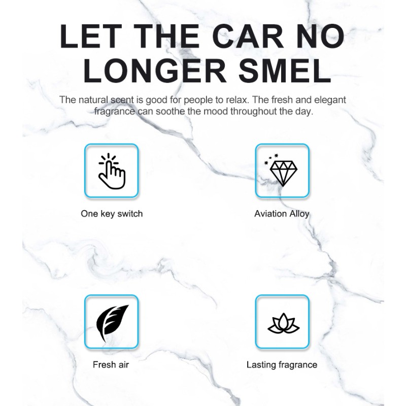 Aluminum Alloy Supplier - Car air Outlet Aromatherapy