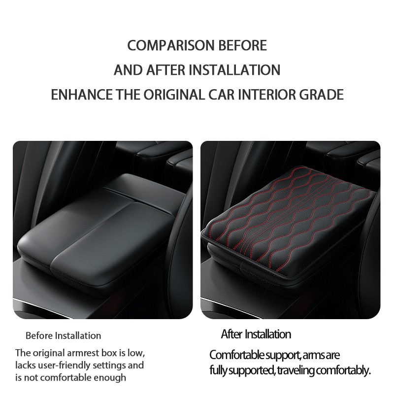Armrest Mat Supplier - PVC Leather Auto Armrest Mat