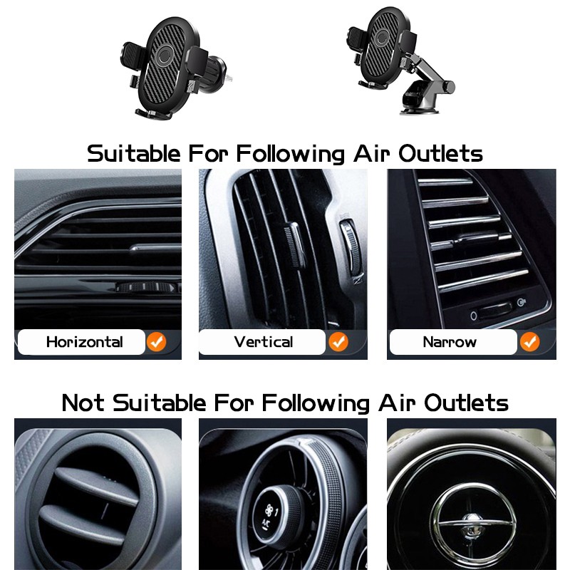 Air Vent Holder Supplier - 360 Degree Rotatable Flexible